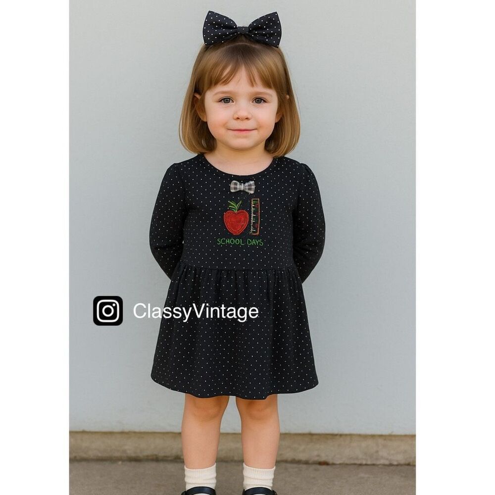 Vintage Buster Brown size 5 embroidered “School Days” Dress